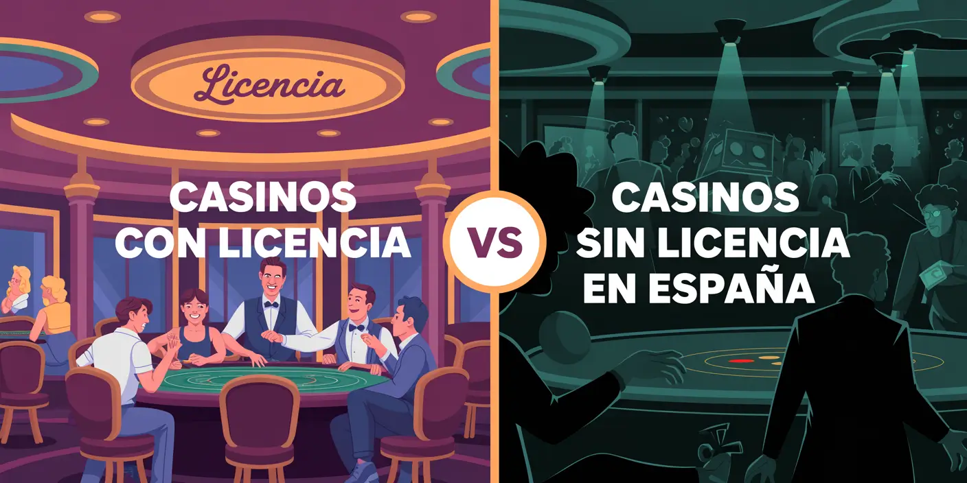 Casinos sin licencia vs casinos con licencia